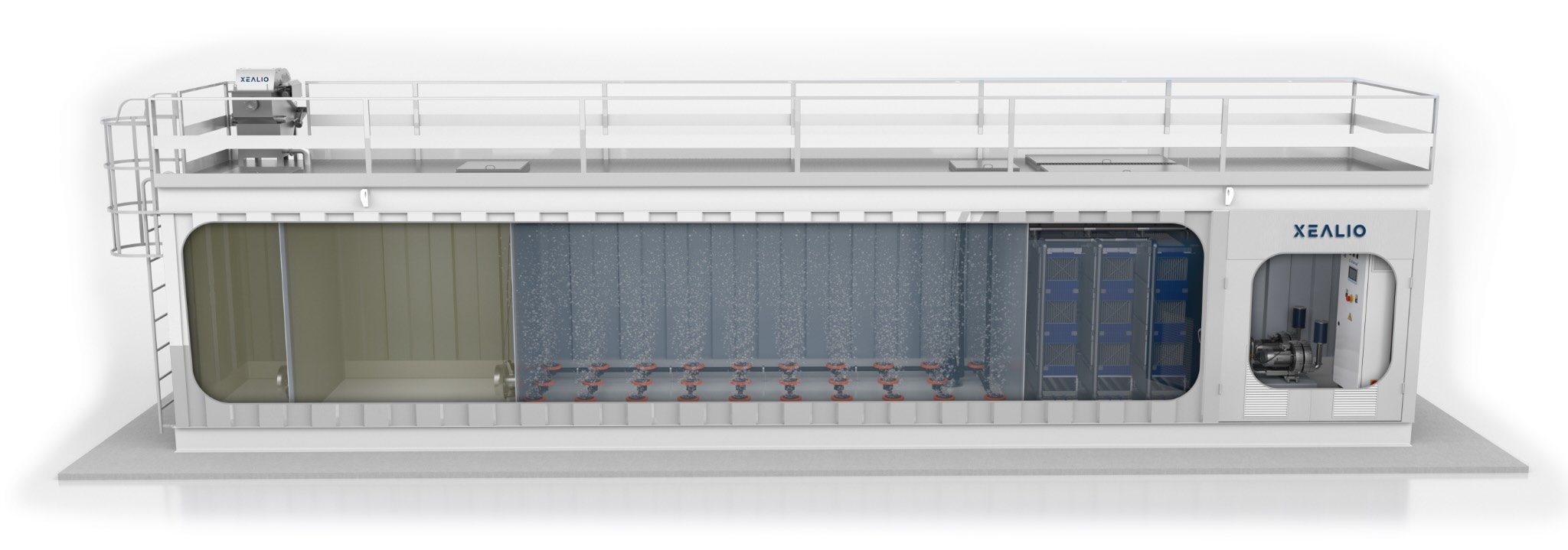 Xealio Alpha MBR containerized wastewater treatment plant